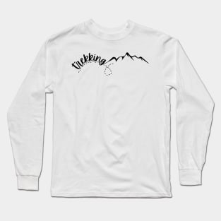 Trekking into the Mountains Long Sleeve T-Shirt